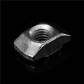 100 Pcs M5 Nut Carbon Steel Aluminum Connector T Fastener Sliding Nut