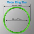Air Conditioning A/c Outer Vent Rings Trim Decoration Cover(green)