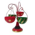 Christmas Snack Bowl Rack Candy Bowl Rack Resin Cupcake Rack A