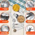 304 Stainless Steel Mixing Bowl Storage Bowl Set with Scale 700ml