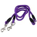 Nylon Twin Lead Dogs Walking Leash Safety, Red