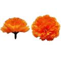 Marigold 100pcs Artificial Flowers Heads for Garlands Crafts Orange
