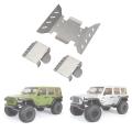 3pcs Metal Stainless Steel Chassis Armor for Axial Scx6 1/6 Rc Car