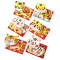 36pcs 2022 Chinese New Year Red Packets for The Year Of The Tiger