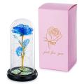 Led Lights Crystal Rose, for Anniversary,wife,women Blue