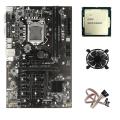 B250 Motherboard Set for Lga 1151 with G3900 Cpu 12 for Bitcoin Eth