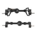 Cnc Anodized Full Metal Front and Rear Portal Axle for Mn D90,black
