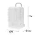 White Mini Roller Travel Suitcase Personality Wedding Candy Box