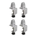 4pcs Sneeze Guard Bracket Clamp for 1/8 Inch to 1 Inch Acrylic Panels