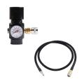 Mini Co2 Regulator for Pneumatic Tools 0-130psi with Remote Hose