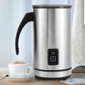 Automatic Milk Frother Electric Milk Steamer Stainless Steel Us Plug