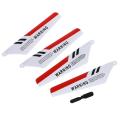 4 X Blades Syma S107 S107g Gyro Remote Control Helicopter Spares Repair Red