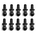 10pcs M3 Metal Hex Ball Head Screws for Tamiya Tt01 Tt02,black