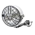 Chrome+clear 6.5 Inch Retro Motorcycle Headlight Grill Side Mount