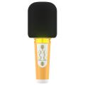 Wireless Bluetooth Microphone Karaoke Condenser Mic for Kids Yellow