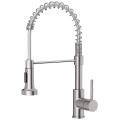 Faucet Low Lead Commercial Solid Brass Single Handle Pull-down