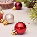Christmas Tree Pendant Hanging Ball Home Party Decor-red+white+silver