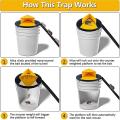 Mousetrap Reusable Flip and Slide Bucket Lid Mice Rat Trap Killer, A