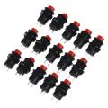 5 Pcs X Momentary Dash Off-(on) N/o Push-button Switch Car/truck 9v