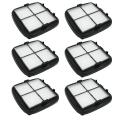 6pcs Filter for Bissell 33a1, 47r5, 35v4, 97d5 Series Vacuum Cleaners