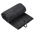 Golf Towel Set Sports Towel with Carabiner Tri-fold Towel 40x60cm