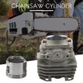 1 Set Diameter 45mm Chainsaw Cylinder and Piston Fit 52 52cc Parts