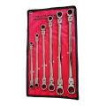 Flexi-head Ratchet Spanner Set-extra Aviation Wrench Long 72 Tooth