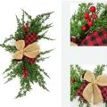 Christmas Artificial Red Pine Needles Door Decor Home Hotel Pendant A