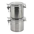 Airtight Canisters Sets for The Kitchen Stainless Steel - Small 32oz