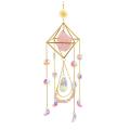 Crystal Wind Chime Pendant Hanging Drop for Garden Wind Chimes,4