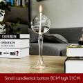 Candle Holders Decor Tea Light for Home Transparent Handmade A