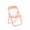 Steve Cute Little Chair Mobile Phone Holder Desk Foldable Pink