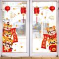 Chinese New Year Decoration Fu Character Sticker Paper-cutting Door