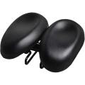 Noseless Bicycle Seat for Men Women Soft Double Pad Saddle Cushion