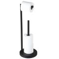 Freestanding Toilet Paper Holder Stand with Reserve, for Bathroom -2