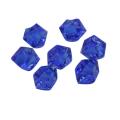 1.1lb/500g Fake Ice Square S Acrylic Stones Blue 0.55 X 0.43 Inch
