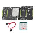 Eth79-x5b Btc Mining Motherboard with E5 2620 Cpu+sata Cable for 3060