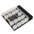 Server Power Conversion Board to 6pin Adapter Card 12v 17-port