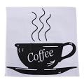 2x Coffee Cup Small Decorative Wall Stickers(black)22 X 23cm