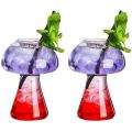 Mushroom Glasses Creative Mushroom Cocktail Glass Cup Set