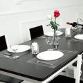 Table Mats Set Of 8 Non-slip Heat Resistant Pvc with Border 45x30cm