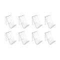8 Pcs Acrylic Book Stand Display Easel for Displaying Pictures