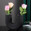 Resin Flowerpot Cachepot for Flowers Office Home Decoration A