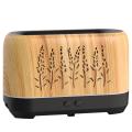 Hollow Flame Air Humidifier Aroma Oil Aromatherapy Diffuser Wood