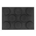 Silicone Hamburger Bread Forms Molds Baking Sheets Fit Half Pan Size