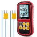 Professional Temperature Meter Measure Tool with 2pcs Thermocouple