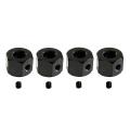 4pcs 5mm to 12mm Combiner Wheel Hub Hex Adapter for Wpl Rc Car,black