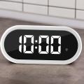 Digital Alarm Clock with Large Led Display, Bedside Clock Black