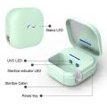 Mini Uvc Portable Wall Mount Rechargeable Toothbrush Case -white