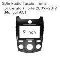 For Kia Cerato / Forte 2009-2012 9 Inch Car Radio Fascia Panel Frame